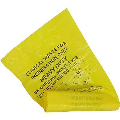 Biohazard Bin Liner (Roll of 25) - 43cm x 66cm