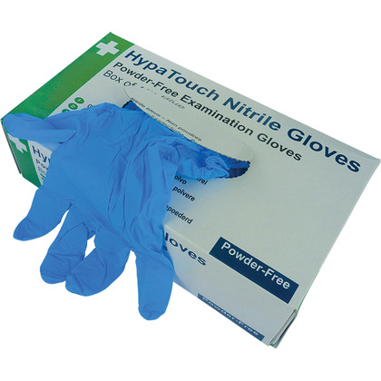 HypaTouch Powder-Free Nitrile Gloves (Box of 100)