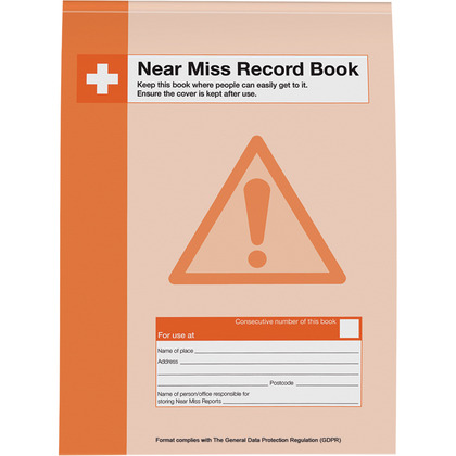 Near Miss Record Book, A4 (Single)