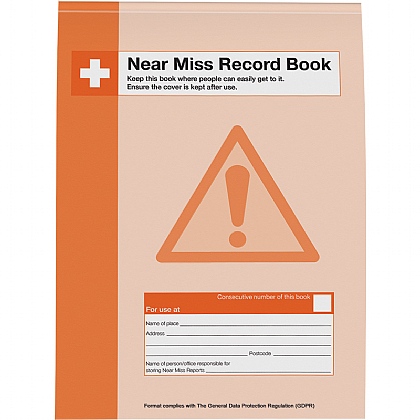 Near Miss Record Book, A4 (10 Pack)