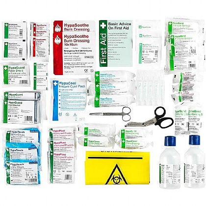 BS 8599 Compliant Comprehensive First Aid Kit Refill Pack