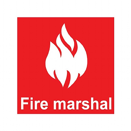Fire Marshal Helmet Sticker (10 Pack)