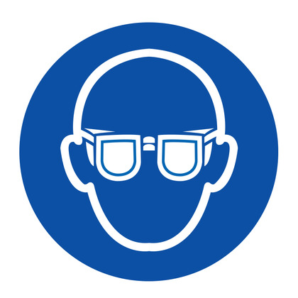 Eye Protection PPE Label