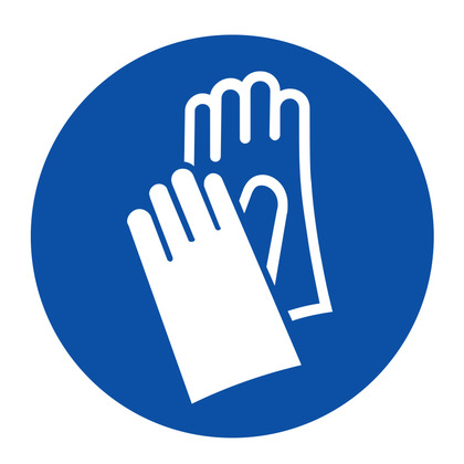 Gloves PPE Label