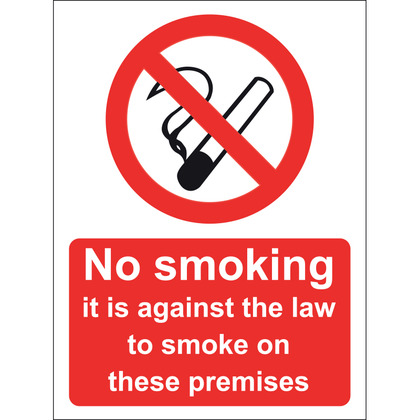 No Smoking Sign (15cmx20cm)