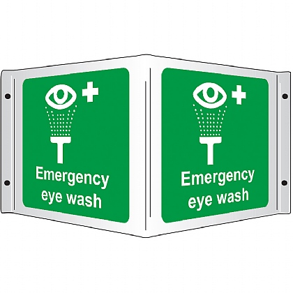 Eyewash 3D Projecting Sign, 43x20cm