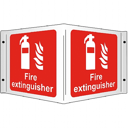 Fire Extinguisher Sign (3D Projecting Rigid)