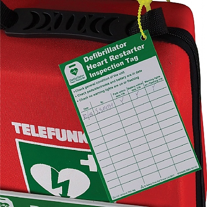 Medical Kit Inspection Tag First Aid Kit Inspection Tag 8.5cm x 13cm